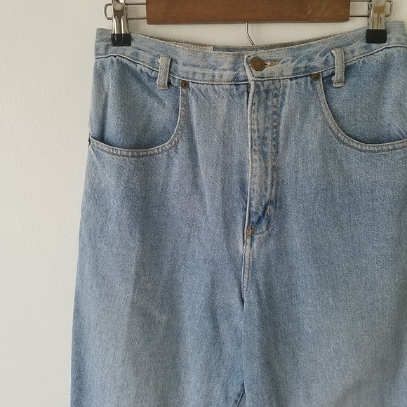 𝅺VINTAGE Not Guilty High Waisted Tapered Leg Mom Jean's Size Small - Picture 4 of 10